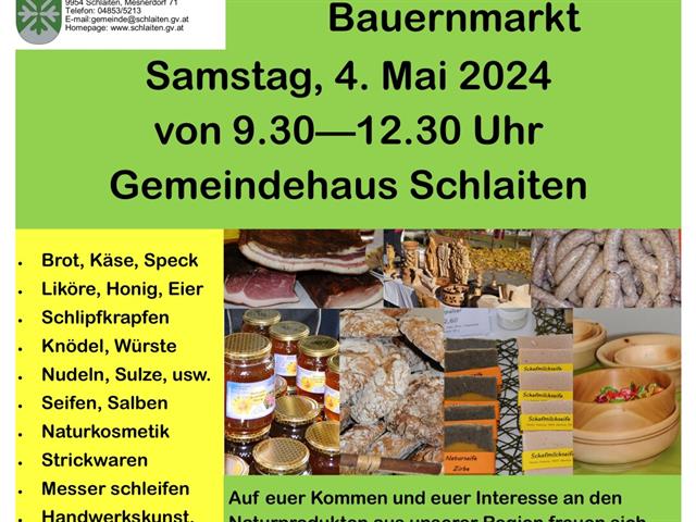 Plakat Bauernmarkt